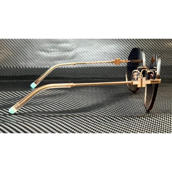 Tiffany Rose Gold Blue 60mm Sunglasses
